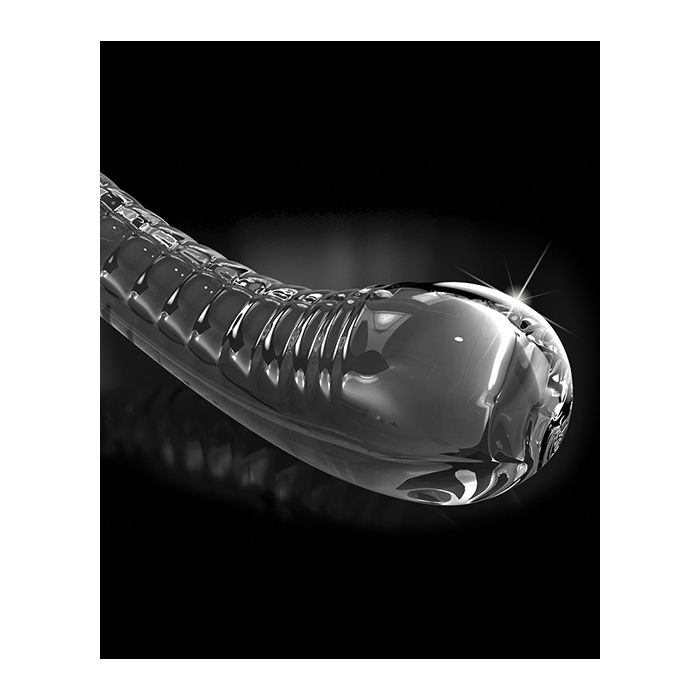 Icicles No. 88 Hand Blown Glass G-Spot Massager w/Suction Cup - Clear Parties By Kristen