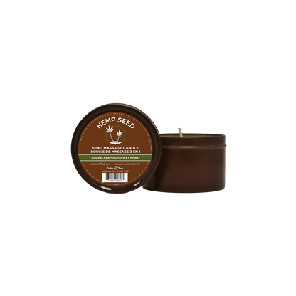 Massage Candle - Hemp Seed