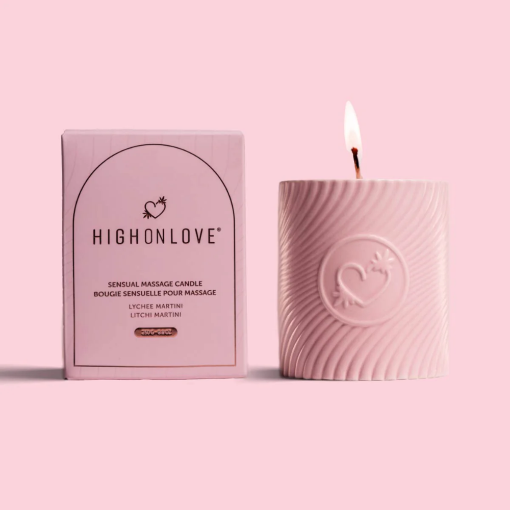 Massage Candle - Pink HighOnLove Success