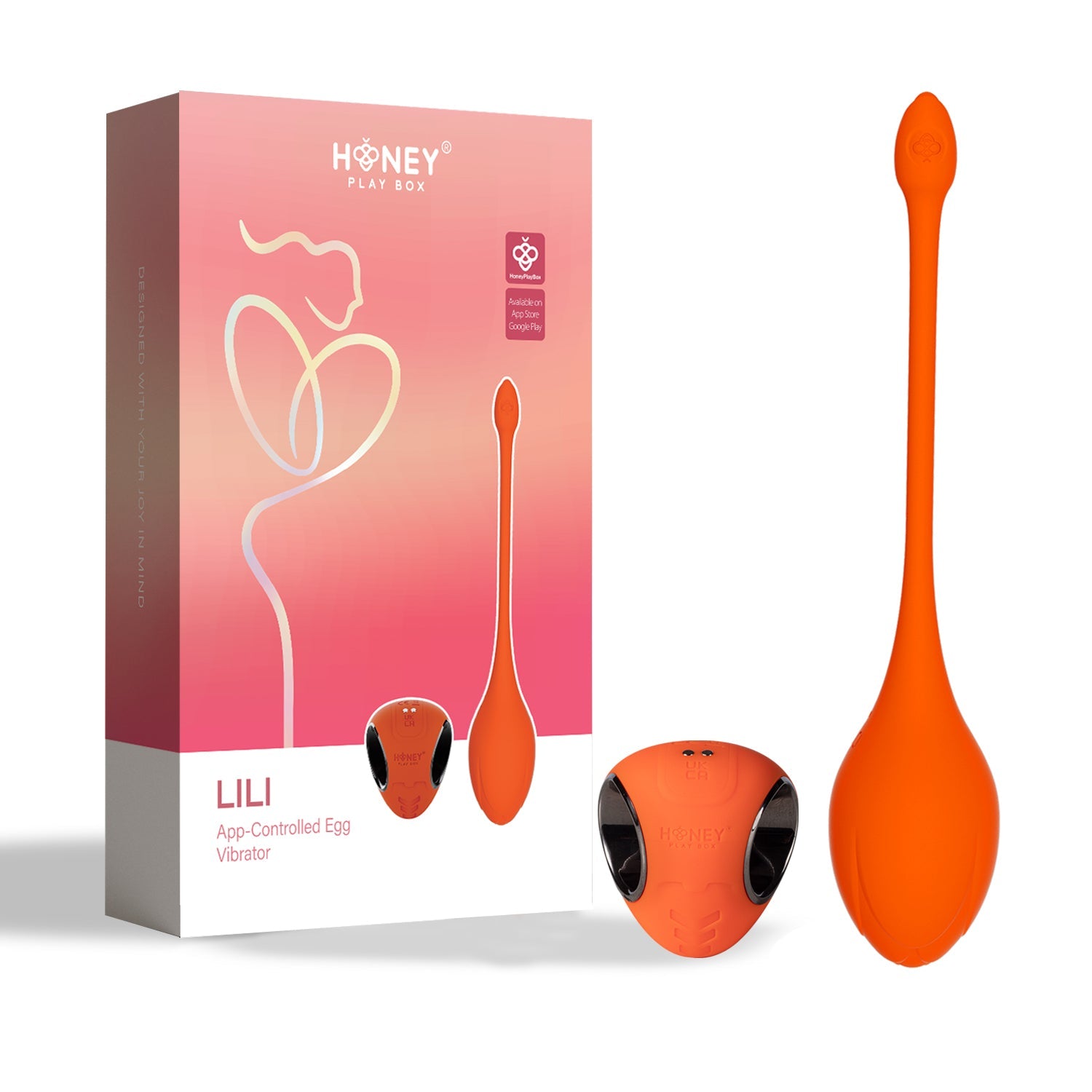 LILI APP-Controlled Egg Vibrator, Toys   – shown in product photo,   