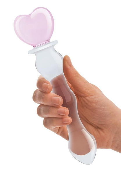 Glass Heart Dildo