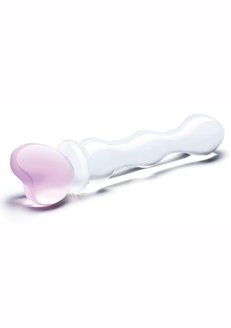 Glass Heart Dildo